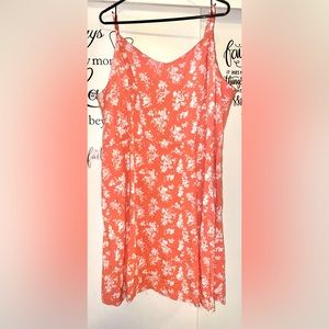 Maurice’s coral color floral design dress size 3X